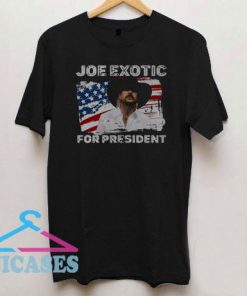Joe Exotic For President 2020 American Flag T Shirt