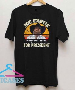 Joe Exotic for President 2020 Vintage Retro Sunset T Shirt