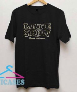 Late Show With David Letterman T Shirt