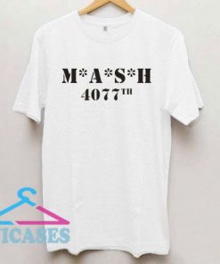 MASH 4077th Letter Logo T Shirt