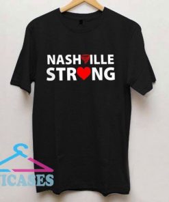 Nashville Strong Heart Logo T Shirt