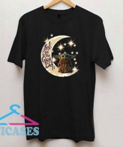 Official Baby Yoda Moon Galaxy T Shirt