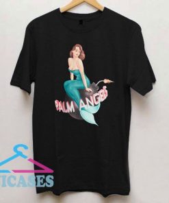 Palm Angels Logo Mermaid T Shirt