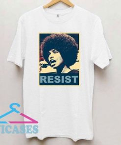 Resist Angela Davis T Shirt