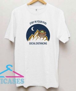 Social Distancing Baby Yoda T Shirt