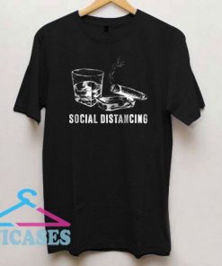 Social Distancing Cigars Funny T Shirt
