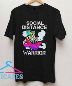 Social Distancing Skeleton Warrior T Shirt