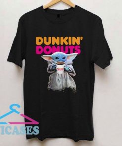 Star Wars Baby Yoda Dunkin Donuts T Shirt
