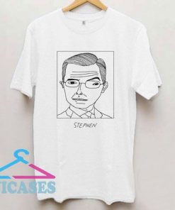 Stephen Colbert Line Draw T Shirt