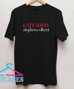 The Late Show Letters T Shirt