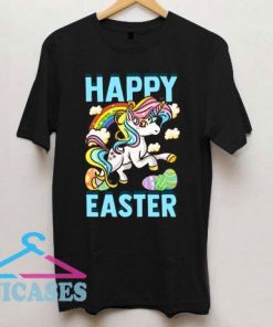 Unicorn Rainbow Eggs Happy Easter T Shirt
