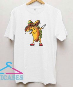 Dabbing Taco Cartoon T Shirt