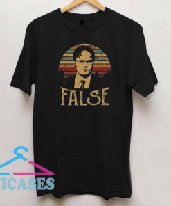 Dwight Schrute False Retro T Shirt