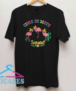 Flamingo Squad Cinco De Mayo Sombrero Mexican T Shirt