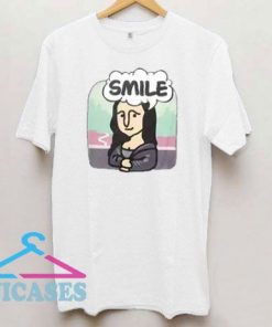 Funny Smile Monalisa T Shirt