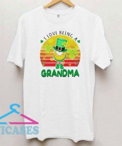 I Love Being a Grandma Vintage T Shirt