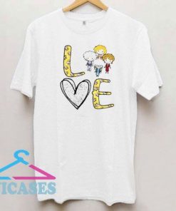 Love Golden Girls Heart T Shirt