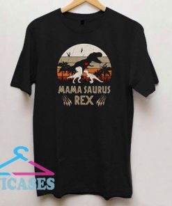 Mamasaurus Rex Sunset Vintage T Shirt