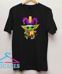 Mardi Gras Baby Yoda T Shirt