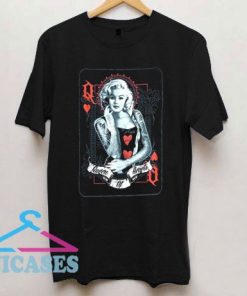 Marilyn Monroe Queen of Hearts T Shirt