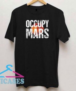 Occupy Mars Font Vintage T Shirt