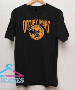 Occupy Mars Retro Funny Elon Musk Meme T Shirt
