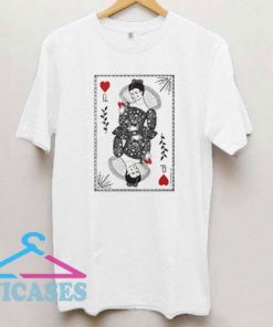 Queen of Hearts illustrated T Shirt
