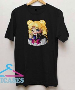 Sailor Moon Usagi and Luna T Shirt