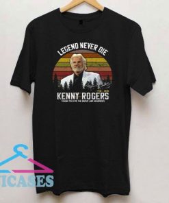 Vintage Legend Never Die Kenny Rogers T Shirt