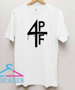 4PF Black Drip T Shirt