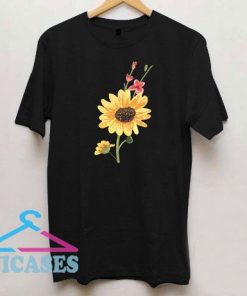Aesthetic Sunflower Floral T Shirt