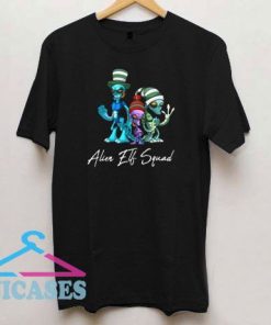 Alien Elf Squad Christmas T Shirt