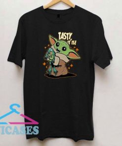 Baby Yoda And Frog tasty It Is T Shirt