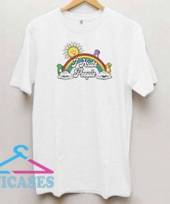 Bear Rainbow I Hate People T Shirt