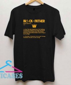 Black Father Definition T Shirt
