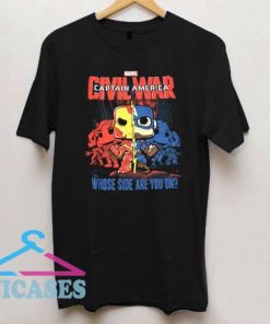Civil War Captain America T Shirt
