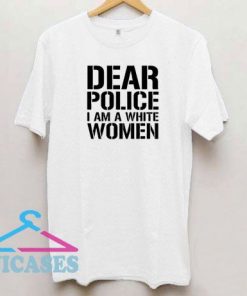 Dear and a White Women T Shirt