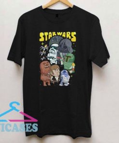 Funny Starwars Cartoon Character T Shirt