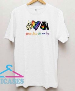 LGBT Bear Peace Love T Shirt