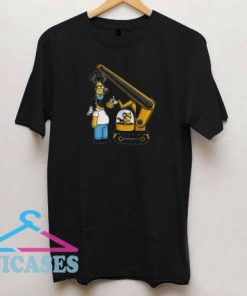 Minion and Homer Simpson T Shirt