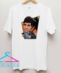 Scarface Cartoon Art T Shirt