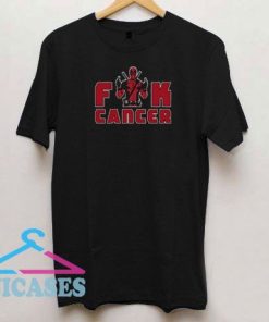 Vintage Deadpool Fuck Cancer Art T Shirt