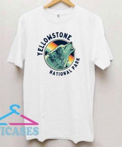 Yellowstone National Park Wolf T Shirt