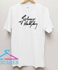 ohnny Hallyday Signature T Shirt