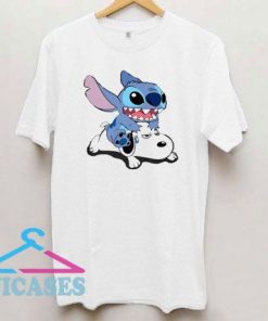 A Friend For Life Stitch And Snoopy T Shirt