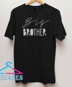 Big Brother Font Letter T Shirt