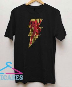 Captain Marvel Power Movie Quote T Shirt