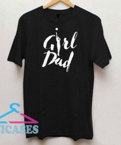 Girl Dad Basketball Lettering T Shirt