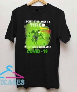 Hulk In N Out Burger i don't stop tired T Shirt