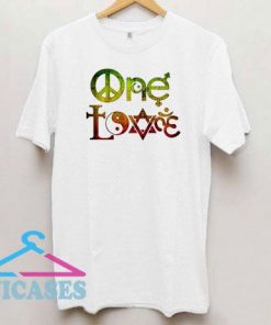 Rasta One Love Logo T Shirt